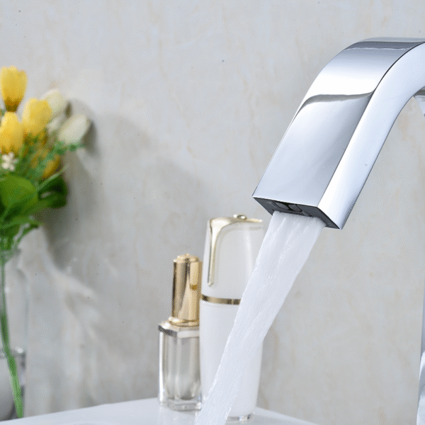 Modern Single-Hole Automatic Sensor Basin Faucet for Bathrooms Water Saving Touch-Free Design - Image 6
