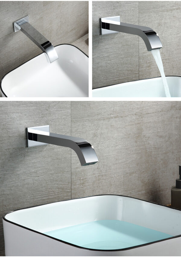 Brass Wall Mounted Integrated Type Automatic Sensor Faucet for Bathroom and Kitchen - Изображение 3