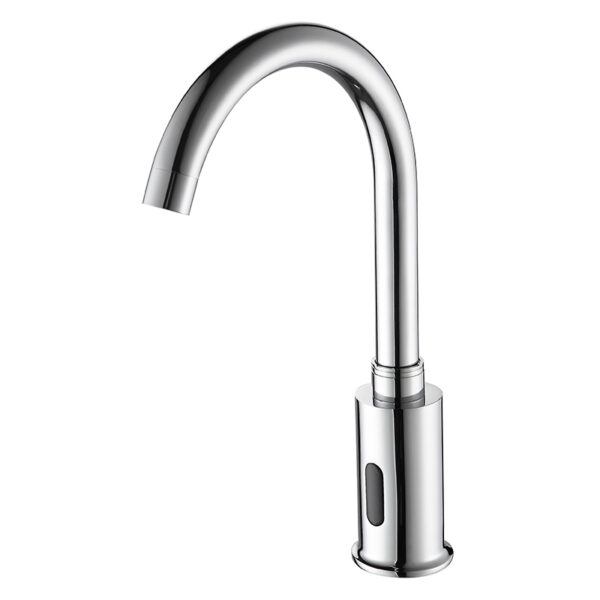 Modern Design Electric Automatic Smart Touchless Kitchen Bathroom Faucet Zinc Ceramic Single-Hole Kitchen Sink Pull Sensor