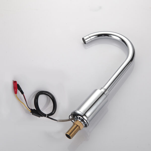 Modern Design Electric Automatic Smart Touchless Kitchen Bathroom Faucet Zinc Ceramic Single-Hole Kitchen Sink Pull Sensor - Image 5