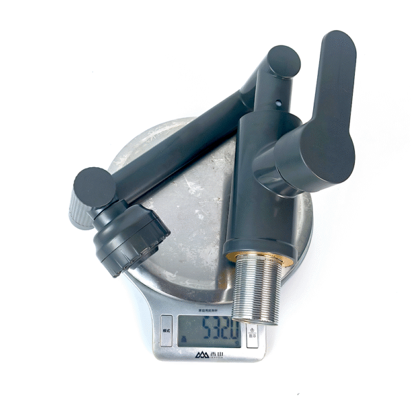 Classic Single-Handle ABS PVC Kitchen Sink Faucet Touchless Sensor with 2 Holes Mount Basin Faucet - 图片 2