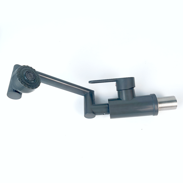 Classic Single-Handle ABS PVC Kitchen Sink Faucet Touchless Sensor with 2 Holes Mount Basin Faucet - 图片 6