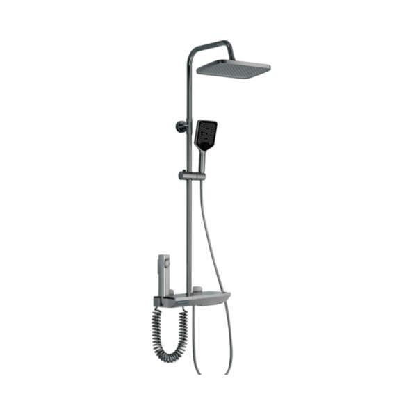 Bagnolux Single Rain Shower Faucet Set Polished Chrome Bathroom Accessory for Hotels Ceramic Soft OEM System Metered Faucets