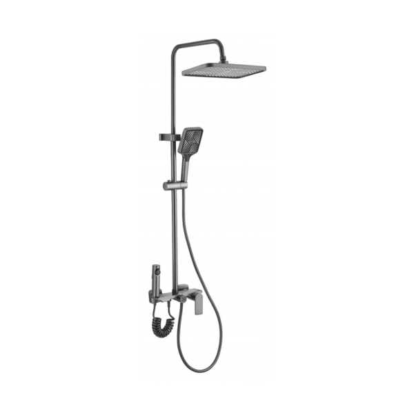 OEM Single-Handle Bathroom Faucet Concealed Watermark Gold Gel Mount Black Shower Polished Chrome Surface Soft Spray for Hotels - Image 2