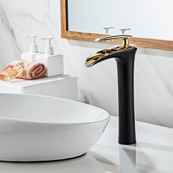 Oem One Handle Deck Mounted Sink Mixer Wash Taps Bathroom Tall Pull Out Faucet Basin - Image 2