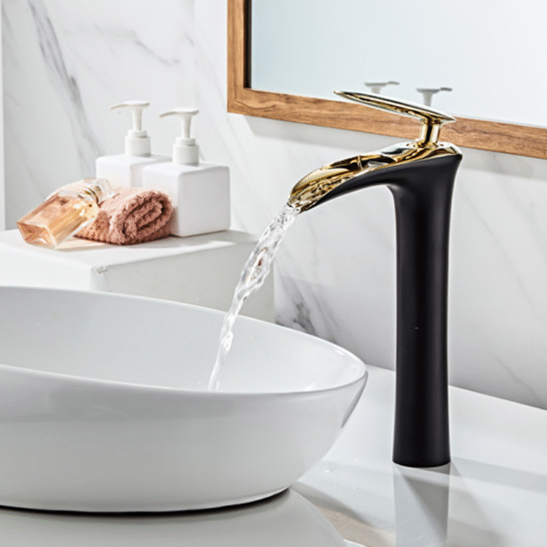 Oem One Handle Deck Mounted Sink Mixer Wash Taps Bathroom Tall Pull Out Faucet Basin - Image 3