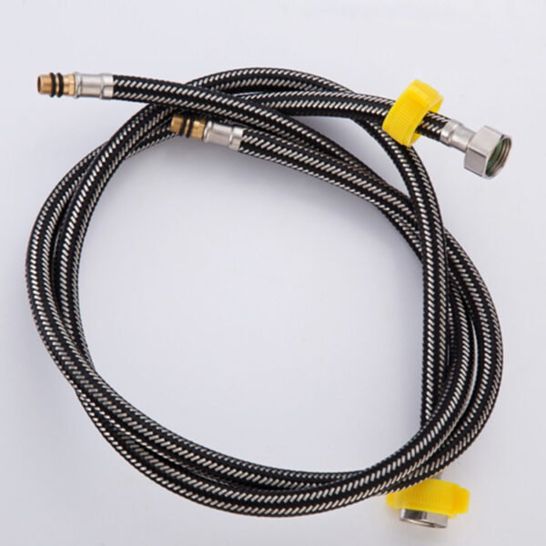 Modern Design Nylon and Stainless Steel Flexible Braided Hose ABS Plumbing Faucet with Mixed Weaving for Contemporary Decors - Slika 2