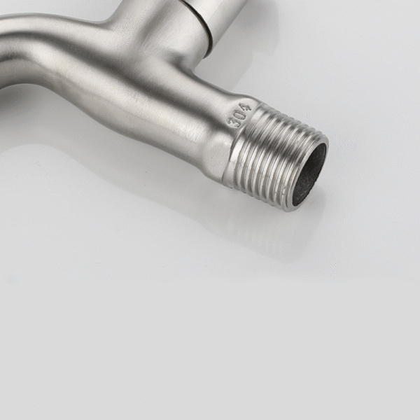 Zinc Alloy Pvc Brass Turkey Bibcock Brass Tap 1/2 Garden Water Faucet Washing Machine Nozzle Tap Stainless Steel - Image 6