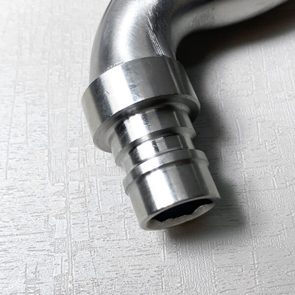 Oem Wheel Functional Bib Taps Ball Valve Cock Dispansar Bibcock Long 5 1 2 Brass Silver Zinc Alloy School Abs Basin Zx Polished - Изображение 5